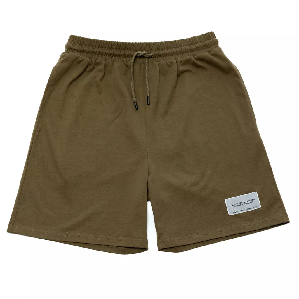 Olive Jogger Shorts