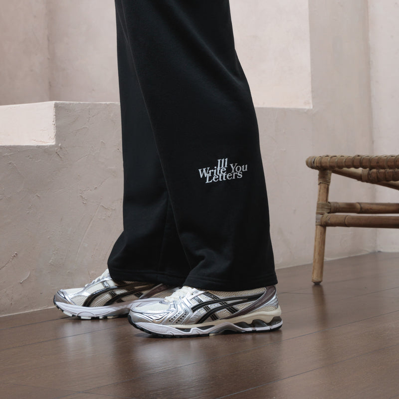 One Love Black O/S Pants