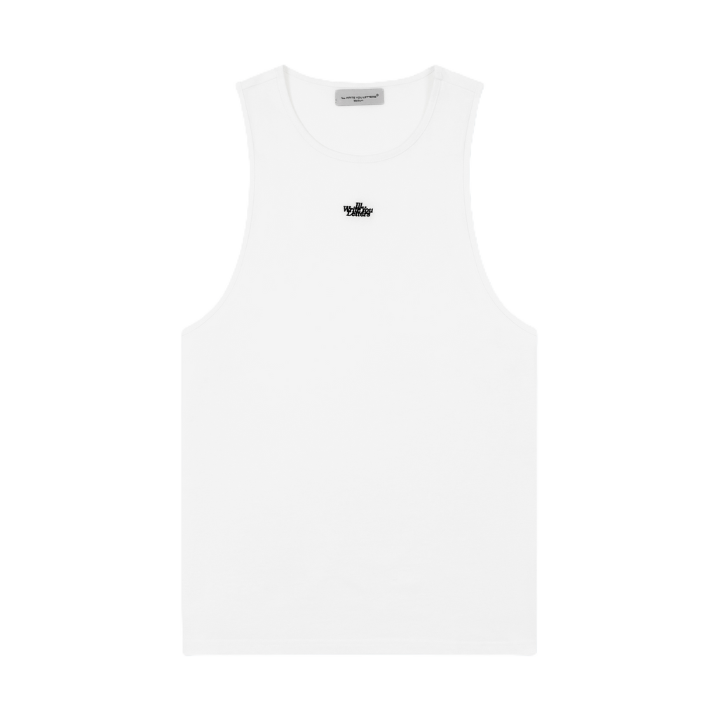 White Logo Vest