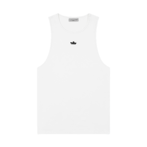 White Logo Vest