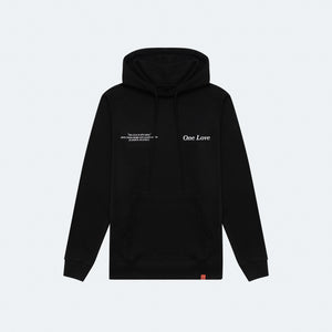 One Love Black Hoodie