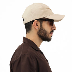 Summer Dad Cap in Light Beige
