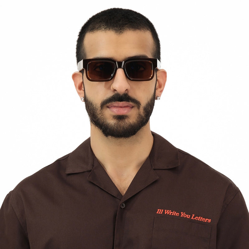 Aihtiram Sunglasses in Olive Brown