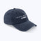 Acid Wash Dad Cap in Navy