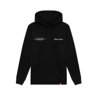 One Love Black Hoodie