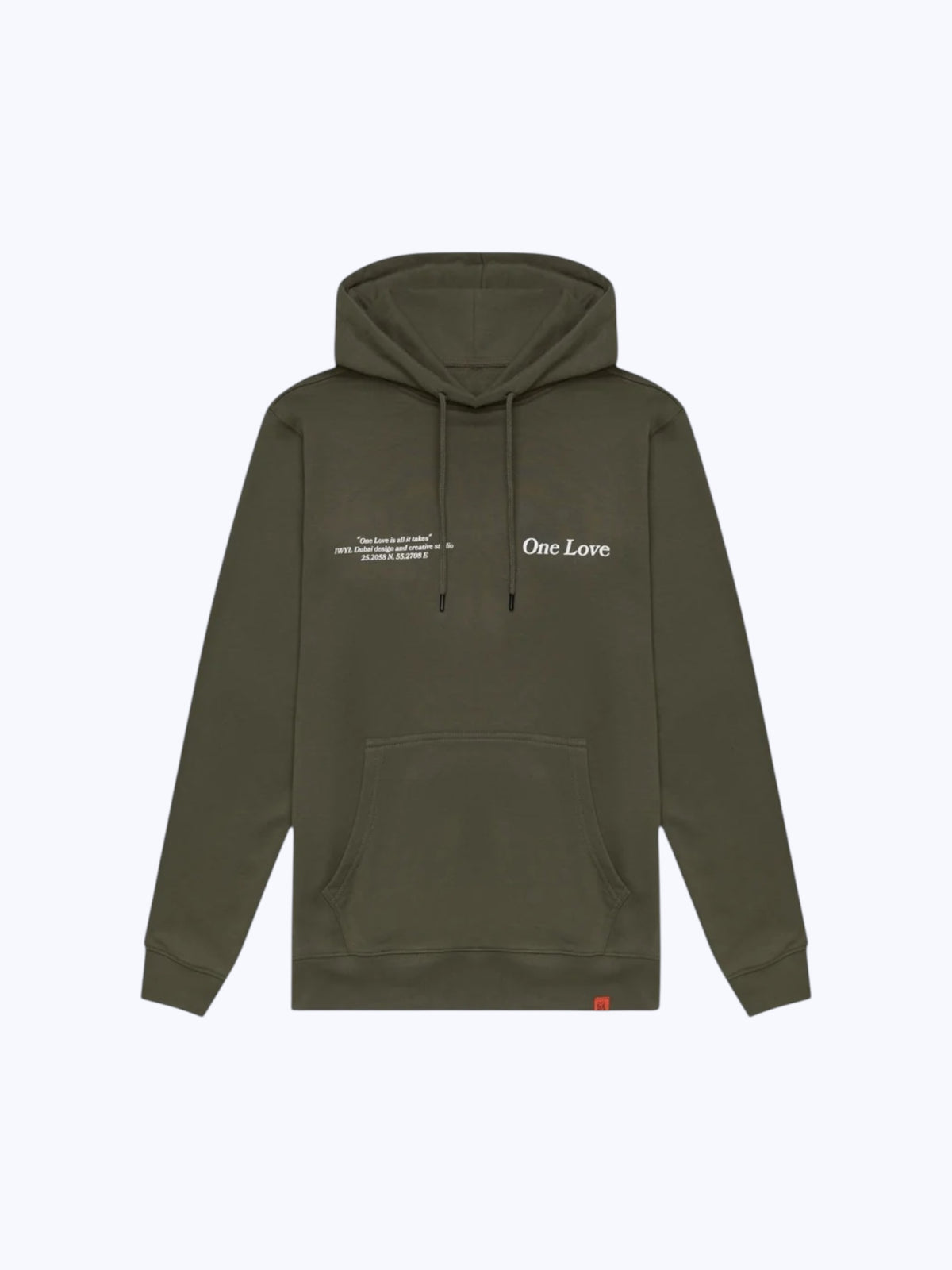One Love Olive Hoodie