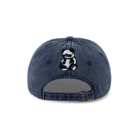 Acid Wash Dad Cap in Navy