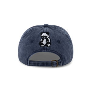 Acid Wash Dad Cap in Navy