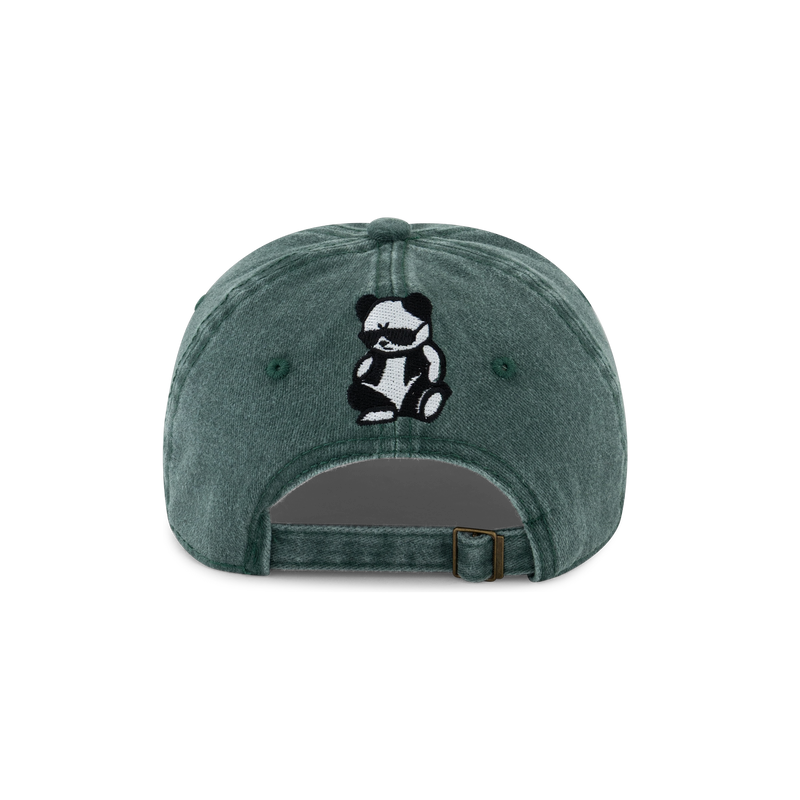 Acid Wash Dad Cap in Olive Green