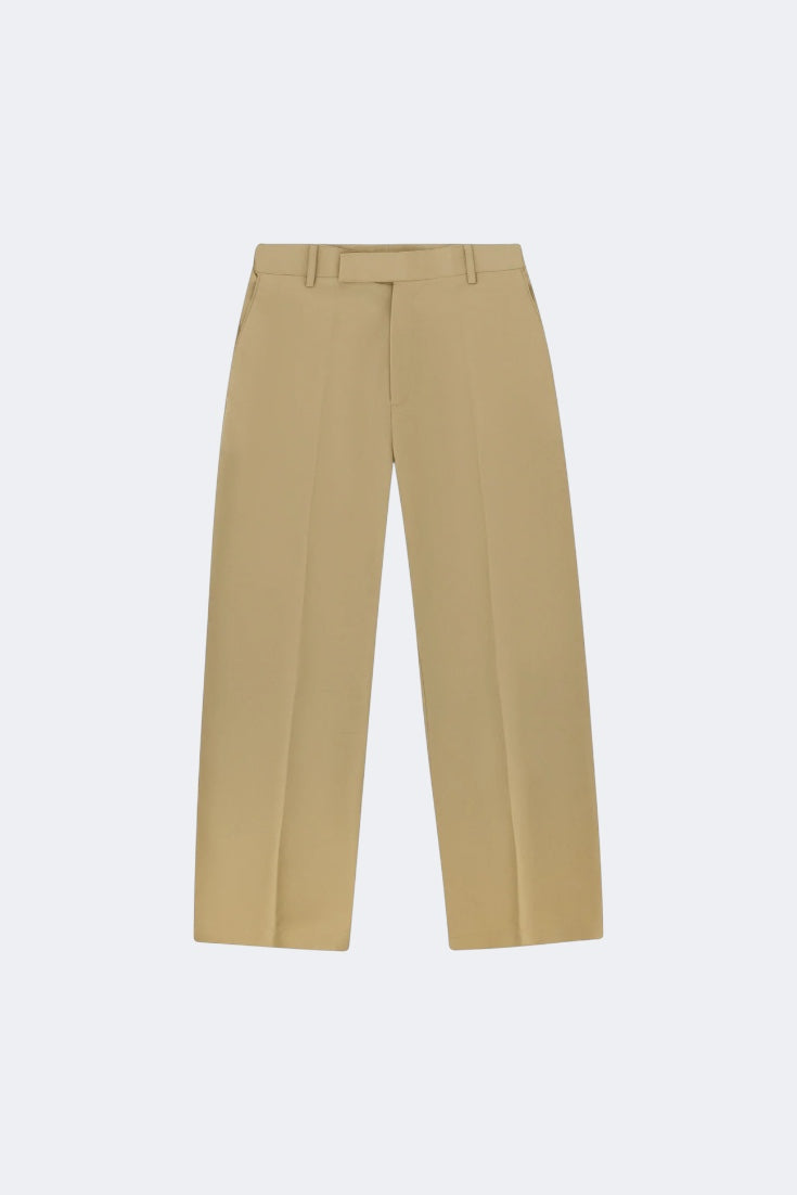 Khaki Wide Leg Trousers
