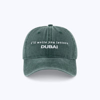 Acid Wash Dad Cap in Olive Green