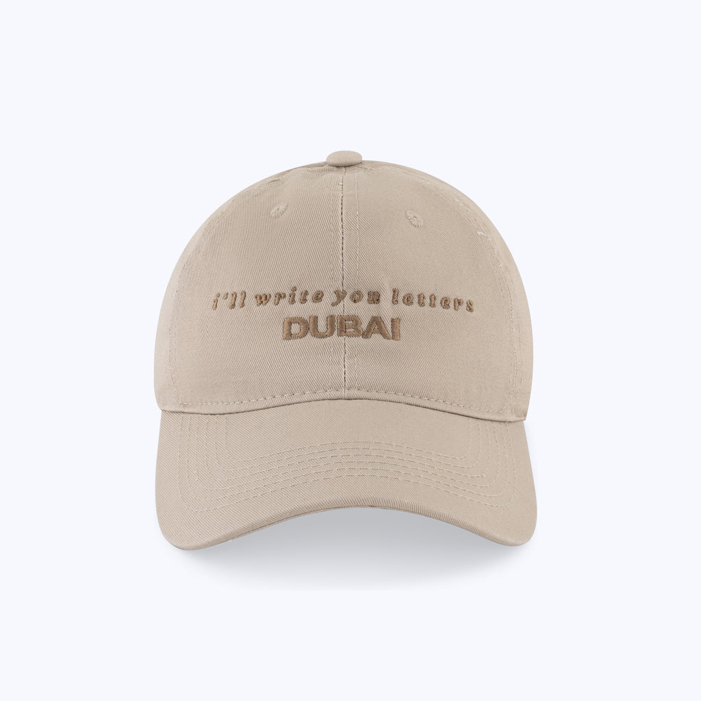 Summer Dad Cap in Light Beige