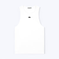 White Logo Vest