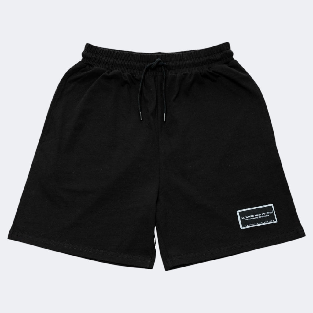 Black Jogger Shorts