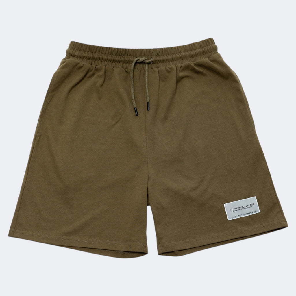 Olive Jogger Shorts