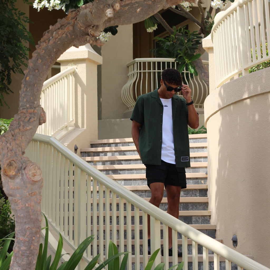Green Relaxed Short Sleeve