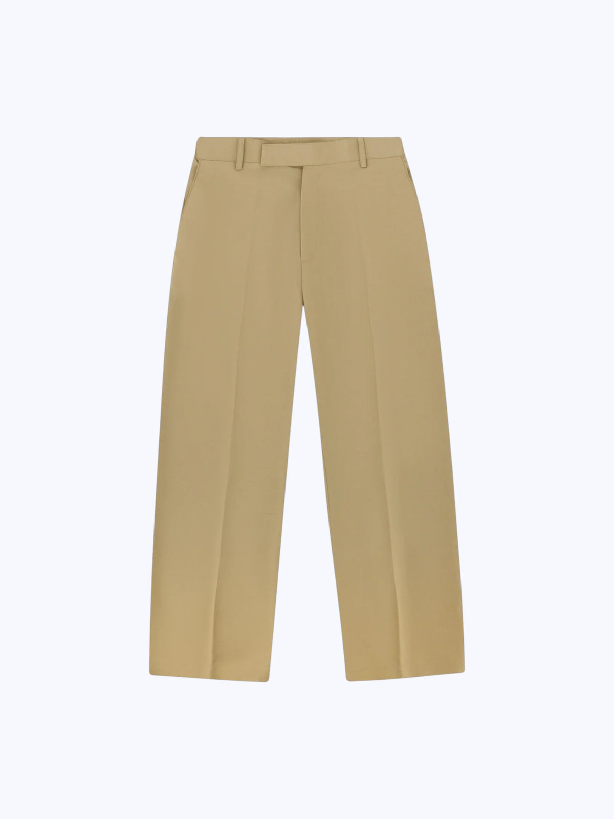 Khaki Wide Leg Trousers