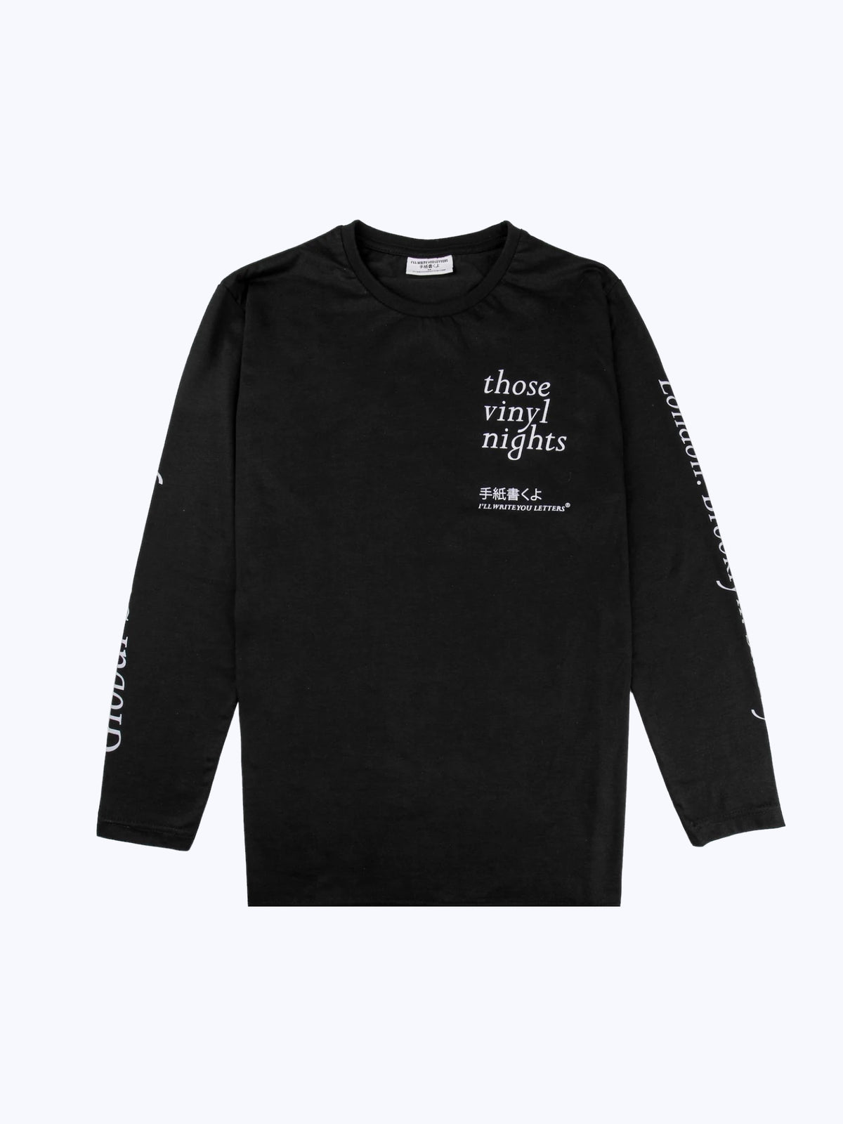 IWYL Kobayashi Records L/S in Black