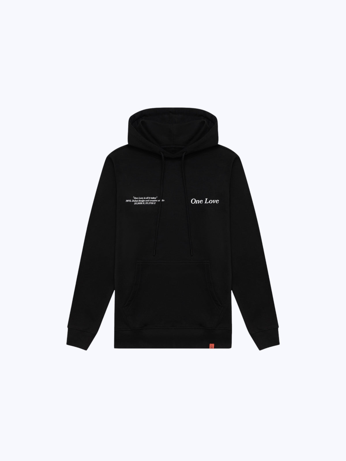 WM One Love Hoodie in Black