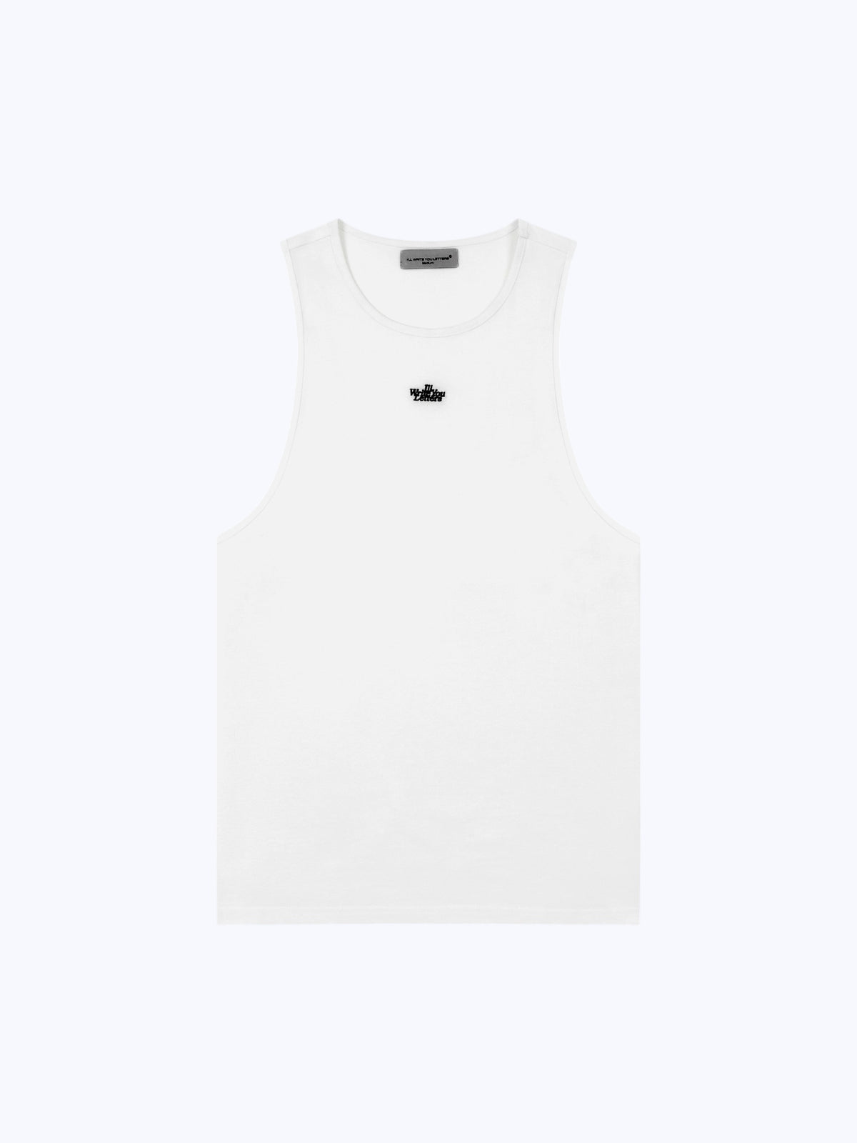 White Logo Vest