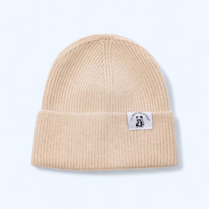 Khaki Logo Beanie