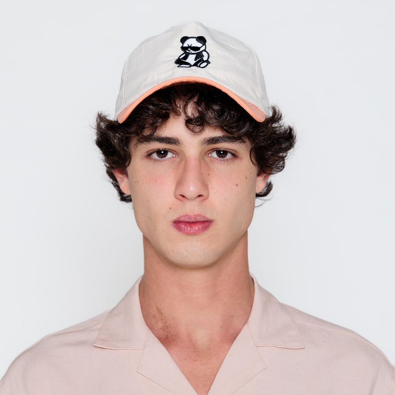 Peach Panda Logo Cap